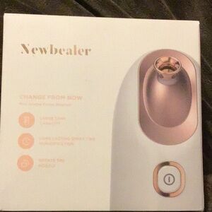 Newbealer  Mini Aroma Face Steamer, Nano Ionic Hot Mist Humidifier, New